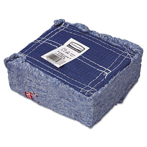 Swinger Loop Wet Mop Head, X-large, Cotton-synthetic, Blue, 6-carton