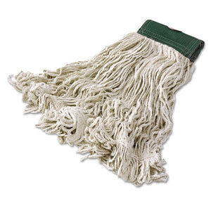 Super Stitch Blend Mop Heads, Cotton-synthetic, White, Medium