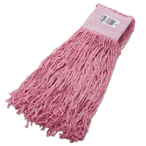 Synthetic Wet Mop Heads, Blue, 16 Oz, 5-in Blue Headband, 6-carton