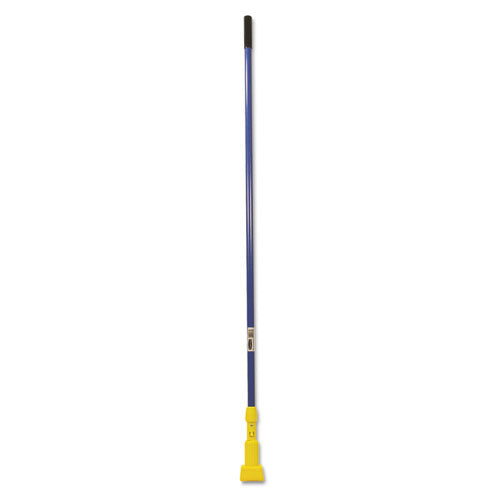 Gripper Fiberglass Mop Handle, 60", Blue-yellow