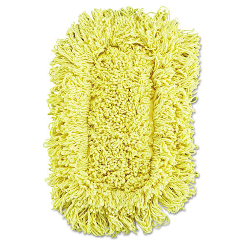 Trapper Commercial Dust Mop, Looped-end Launderable, 5" X 36", Yellow