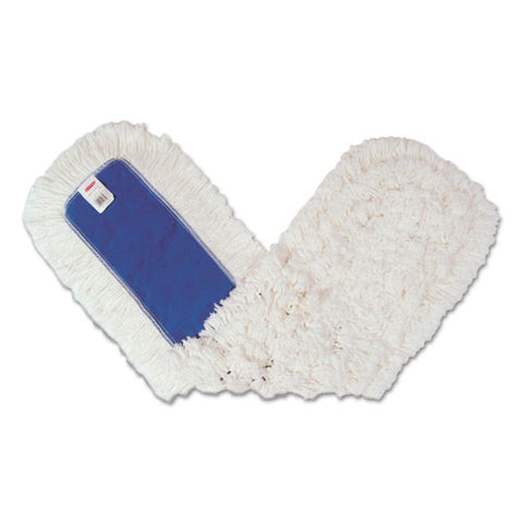 Dust Mop Heads, Kut-a-way, White, 36 X 5, Cut-end, Cotton