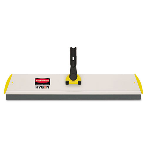 Hygen Quick Connect S-s Frame, Squeegee, 24w X 4 1-2d, Aluminum, Yellow