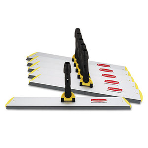 Hygen Quick Connect S-s Frame, Squeegee, 24w X 4 1-2d, Aluminum, Yellow