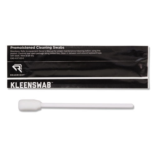 Kleenswabs Printer Cleaner Swabs, 25-box