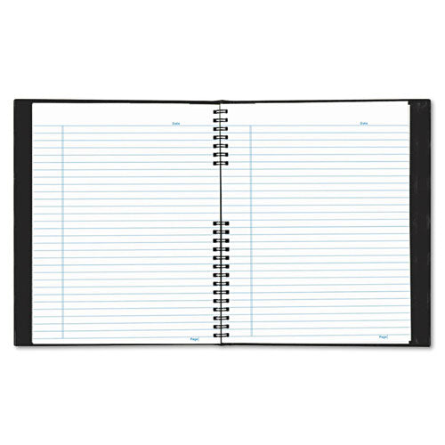 Ecologix Notepro Executive Notebook, Medium-college Rule, Black, 11 X 8.5, 100 Sheets