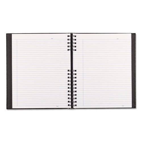 Notepro Notebook, 1 Subject, Medium-college Rule, Black Cover, 11 X 8.5, 150 Sheets