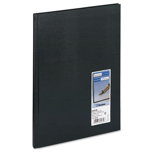 Executive Notebook, Medium-college Rule, Black Cover, 10 3-4 X 8 1-2, 75 Sheets