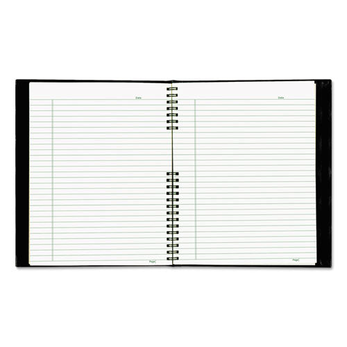Ecologix Notepro Notebook, Medium-college Rule, Black Cover, 9.25 X 7.25, 75 Sheets