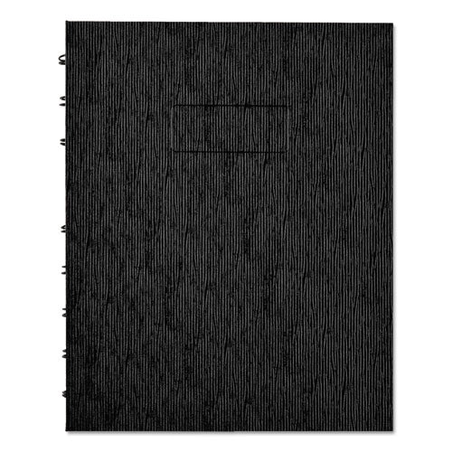 Ecologix Notepro Notebook, Medium-college Rule, Black Cover, 9.25 X 7.25, 75 Sheets