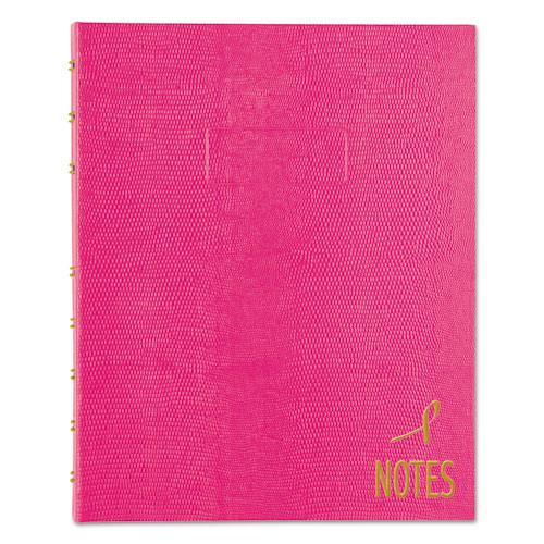Notepro Notebook, 1 Subject, Narrow Rule, Bright Pink Cover, 9.25 X 7.25, 75 Sheets