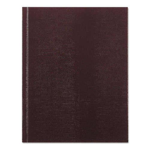 Executive Notebook, Medium-college Rule, Burgundy Cover, 9.25 X 7.25, 150 Sheets