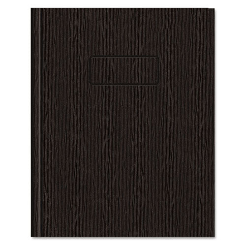 Ecologix Professional Notebook, Medium-college Rule, Black, 9.25 X 7.25, 75 Sheets