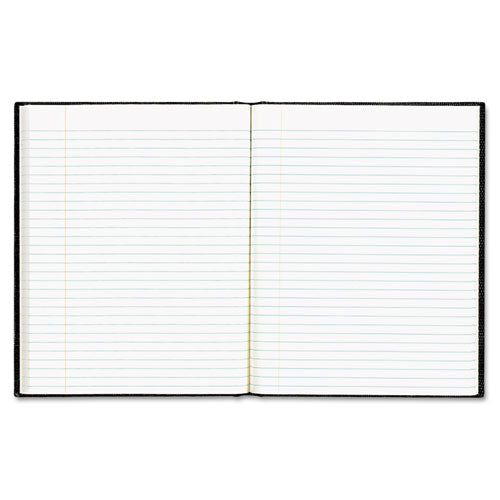 Ecologix Professional Notebook, Medium-college Rule, Black, 9.25 X 7.25, 75 Sheets