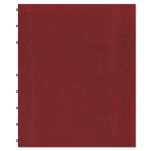 Miraclebind Notebook, 1 Subject, Medium-college Rule, Red Cover, 11 X 9.06, 75 Sheets