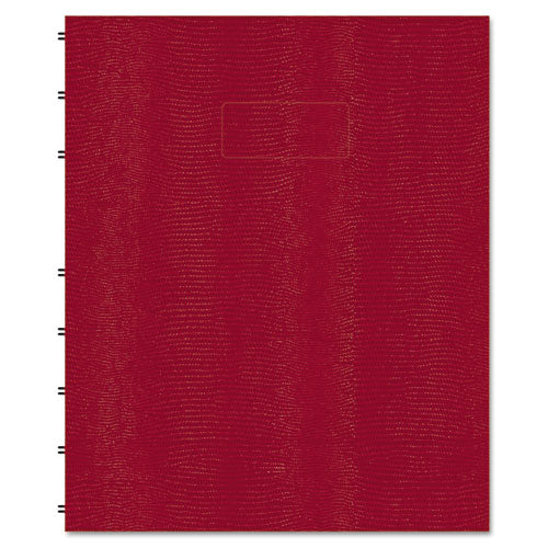 Miraclebind Notebook, 1 Subject, Medium-college Rule, Red Cover, 9.25 X 7.25, 75 Sheets