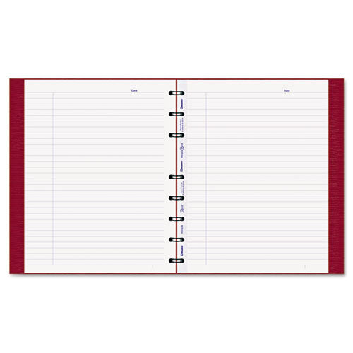 Miraclebind Notebook, 1 Subject, Medium-college Rule, Red Cover, 9.25 X 7.25, 75 Sheets