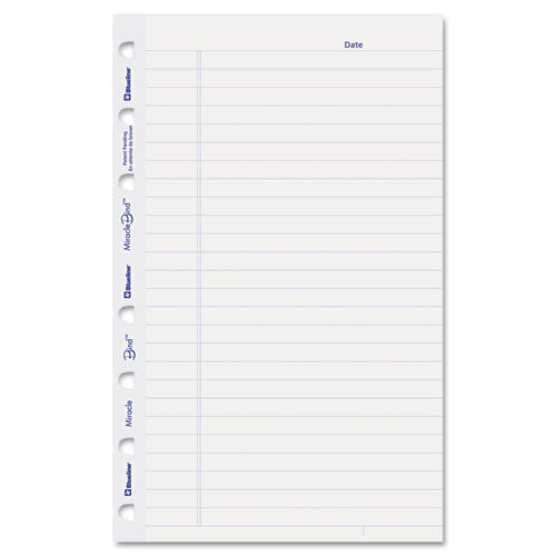 Miraclebind Ruled Paper Refill Sheets, 11 X 9-1-16, White, 50 Sheets-pack