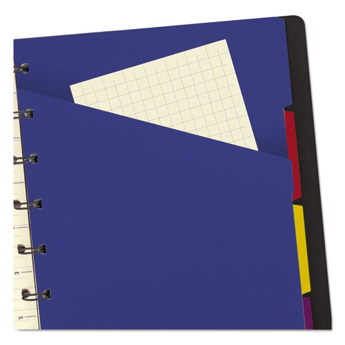 Notebook, 1 Subject, Medium-college Rule, Black Cover, 8.25 X 5.81, 112 Sheets