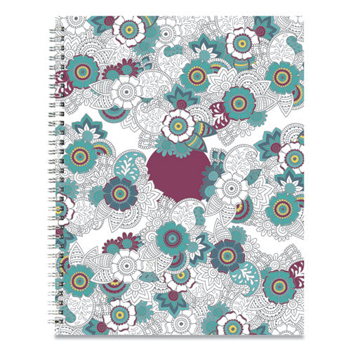 Doodleplan Weekly-monthly Appointment Book, 11 X 8.5, Botanica, 2021