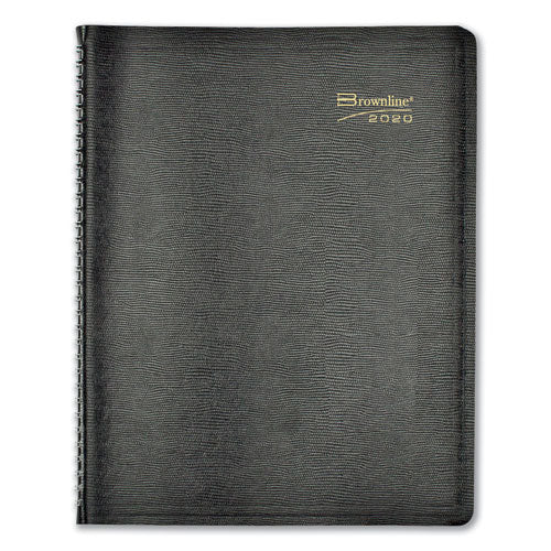 Essential Collection Weekly Appointment Book, 11 X 8.5, Black, 2021