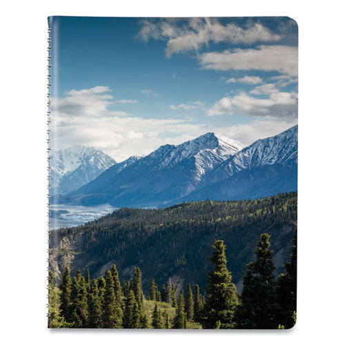 Mountains Weekly Appointment Book, 11 X 8.5, Blue-green-black, 2021