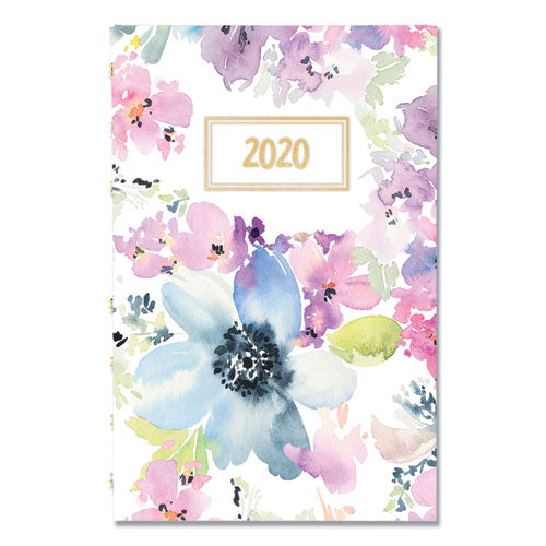 Miraclebind Weekly-monthly Planner, 8 X 5, Floral, 2021