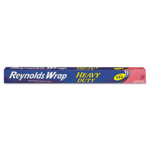 Heavy Duty Aluminum Foil Roll, 18" X 1000 Ft, Silver