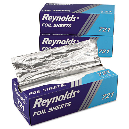 Interfolded Aluminum Foil Sheets, 12 X 10 3-4, Silver, 500-box, 6 Boxes-carton