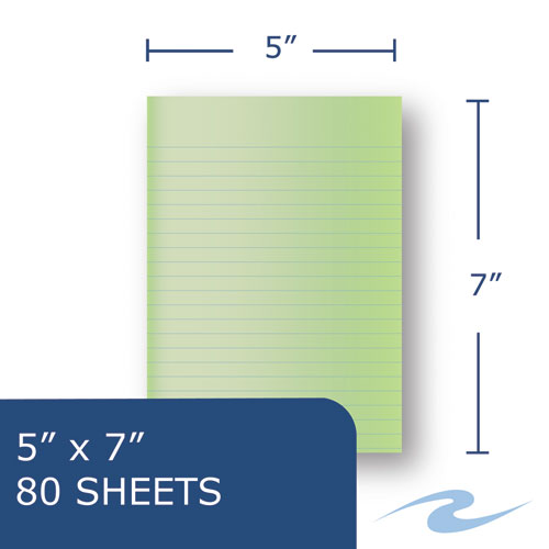 Lifenotes Notebook, 1 Subject, Medium-college Rule, Assorted Color Covers, 7 X 5, 80 Sheets, 4-pack