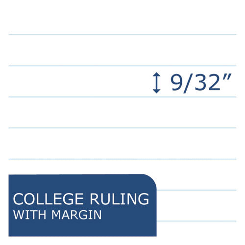 Environotes Biobased Notebook, 1 Subject, Medium-college Rule, Assorted Earthtones Covers, 11 X 8.5, 70 Sheets