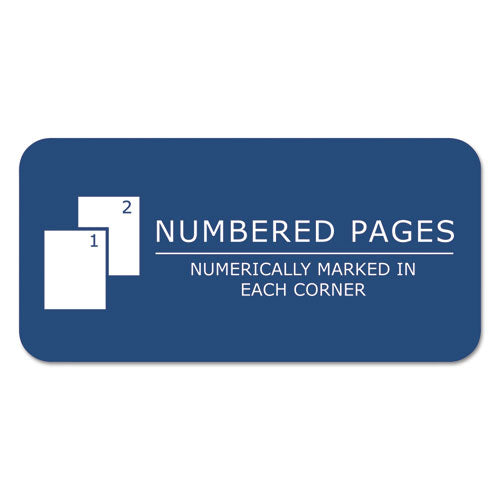 Lab Research Notebook, 5 Sq-in Quadrille Rule, 11.25 X 8.75, White, 72 Sheets