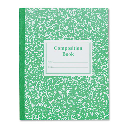 Grade School Ruled Composition Book, Manuscript, Red, 9.75 X 7.75, 50 Sheets