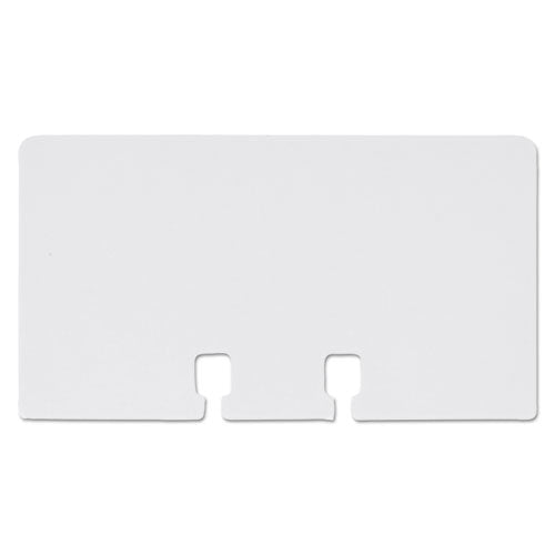 Plain Unruled Refill Card, 2 1-4 X 4, White, 100 Cards-pack