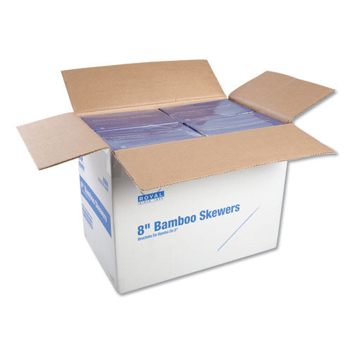 Bamboo Skewer, Cream, 8", 19200-carton
