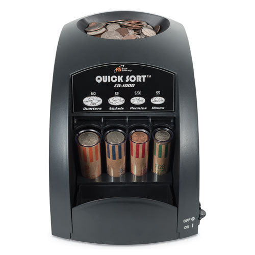 Fast Sort Co-1000 One-row Coin Sorter, Pennies Through Quarters