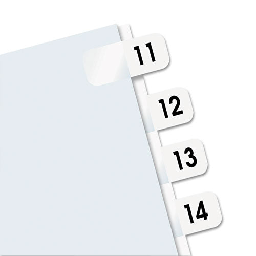 Legal Index Tabs, 1-12-cut Tabs, 11-20, White, 0.44" Wide, 104-pack