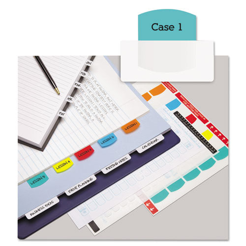 Laser Printable Index Tabs, 1-5-cut Tabs, White, 1.13" Wide, 100-pack