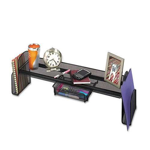 Onyx Steel Mesh Off-surface Shelf, Pull-out Drawer, 31 1-2 X 7 1-4 X 10