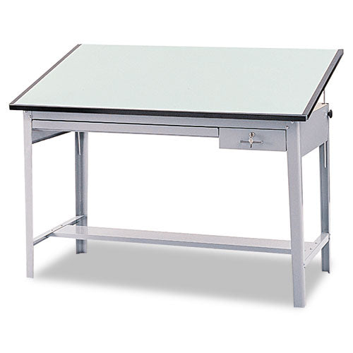 Precision Drafting Table Top, Rectangular, 60w X 37-1-2d, Green