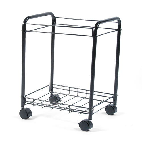 Letter-legal Desk Side File Cart, 17.25w X 13d X 22h, Black