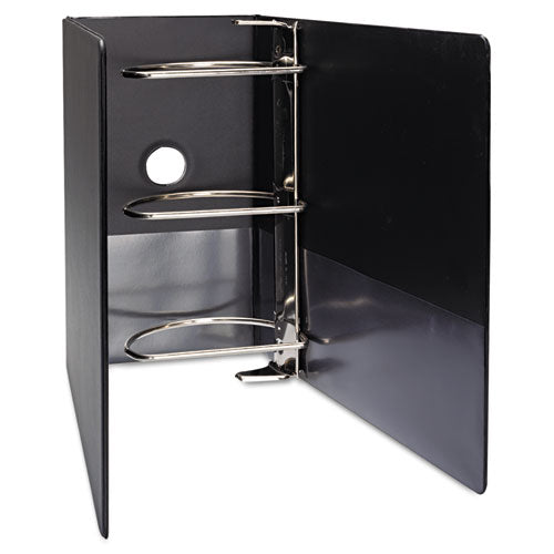 Clean Touch Locking D-ring Reference Binder Protected W-antimicrobial Additive, 3 Rings, 6" Capacity, 11 X 8.5, Black
