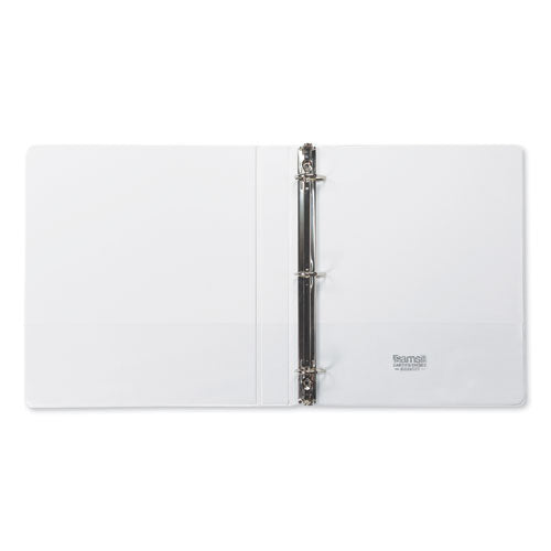 Earth's Choice Biobased D-ring View Binder, 3 Rings, 1" Capacity, 11 X 8.5, White