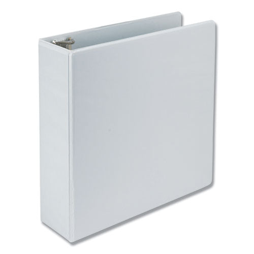 Earth's Choice Biobased D-ring View Binder, 3 Rings, 3" Capacity, 11 X 8.5, White