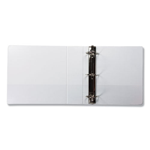 Earth's Choice Biobased D-ring View Binder, 3 Rings, 3" Capacity, 11 X 8.5, White