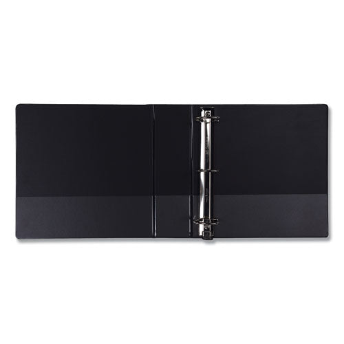 Earth's Choice Biobased Locking D-ring Reference Binder, 3 Rings, 3" Capacity, 11 X 8.5, Black