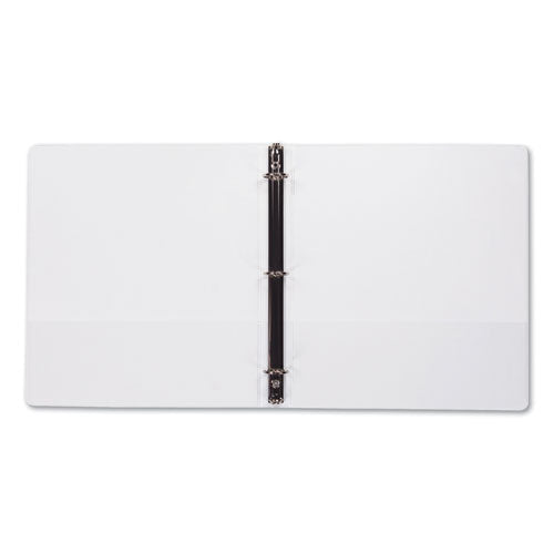 Earth's Choice Biobased Economy Round Ring View Binders, 3 Rings, 1" Capacity, 11 X 8.5, White