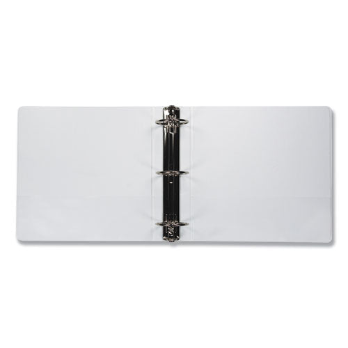 Earth's Choice Biobased Economy Round Ring View Binders, 3 Rings, 3" Capacity, 11 X 8.5, White