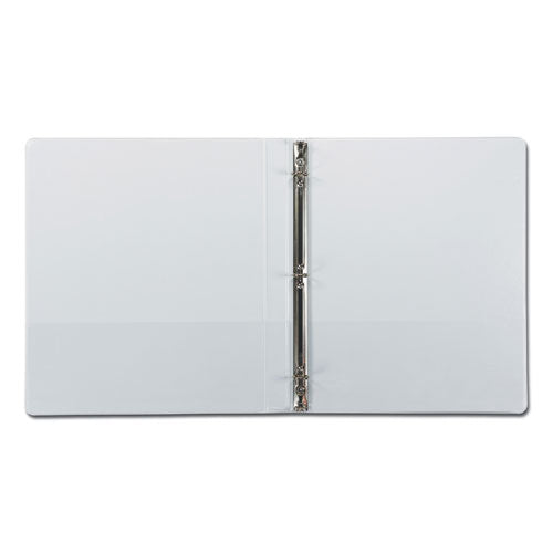 Earth's Choice Biobased Round Ring View Binder, 3 Rings, 0.5" Capacity, 11 X 8.5, White