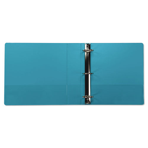 Earth’s Choice Biobased Durable Fashion View Binder, 3 Rings, 2" Capacity, 11 X 8.5, Turquoise, 2-pack